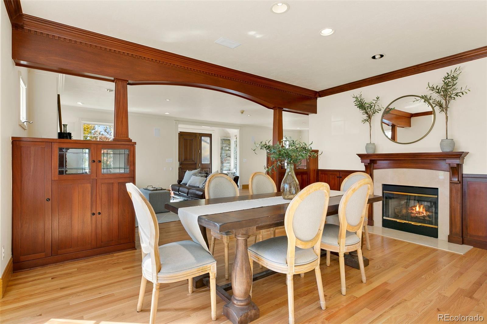 2400 Terry Lake Road Fort Collins, CO 80524 - Photo 7 of 44 a dining room with furniture window and wooden floor