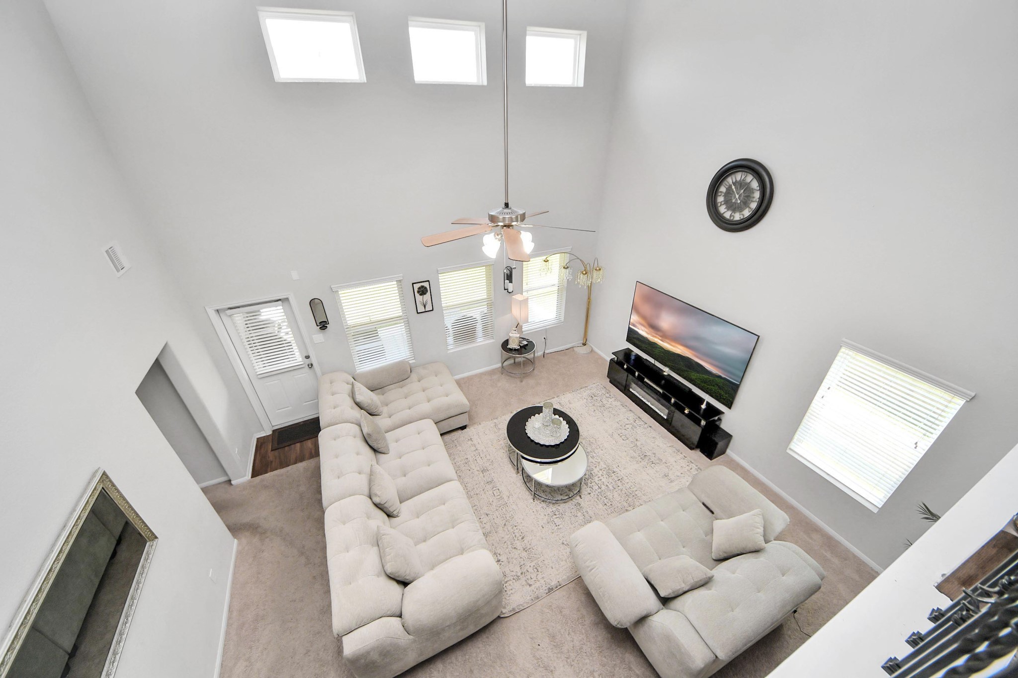 2643 Ridgeback Drive Rosenberg, TX 77471 - Photo 29 of 46 Bird's eye view from second floor overlooking the main living space.