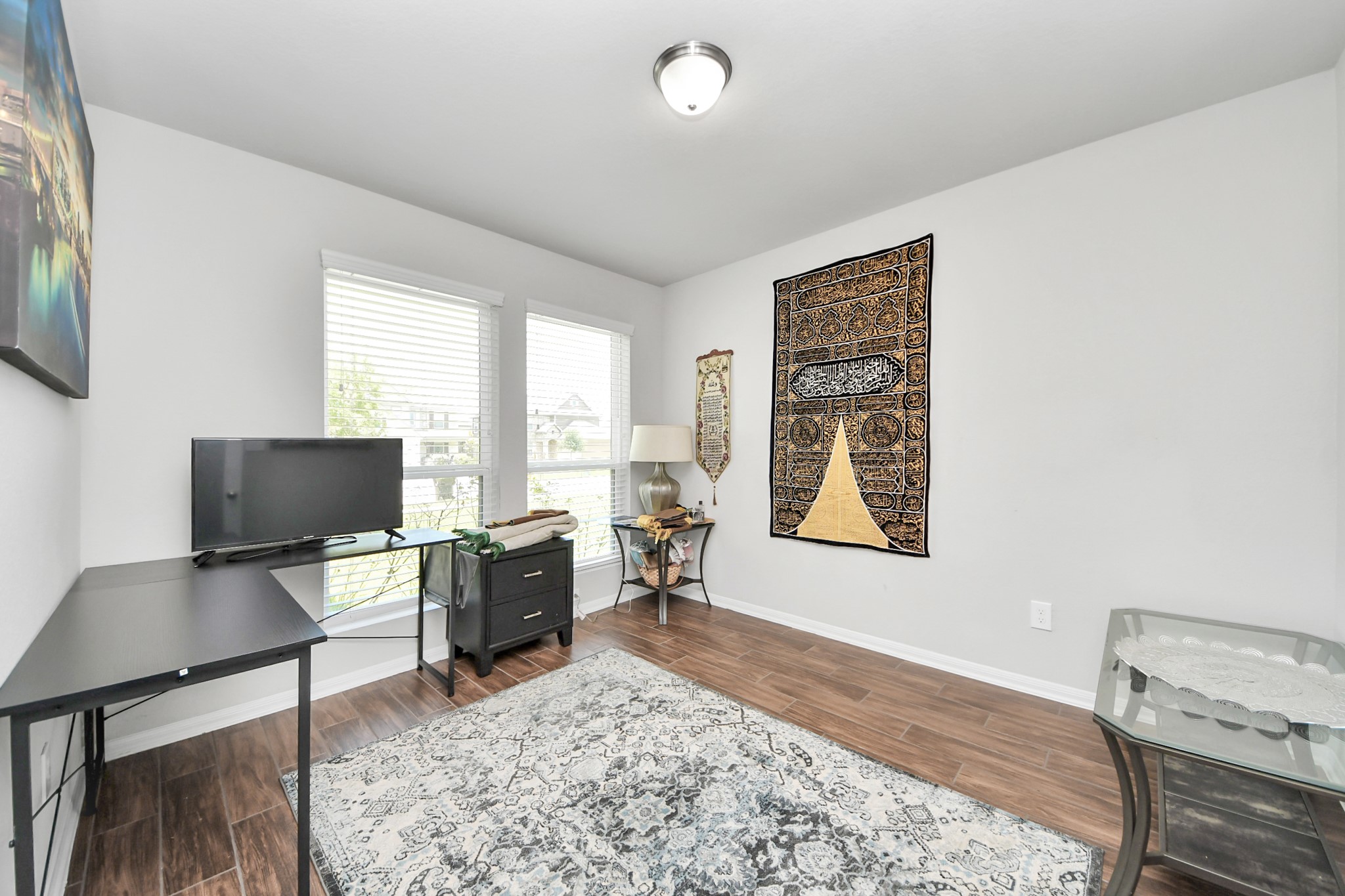 2643 Ridgeback Drive Rosenberg, TX 77471 - Photo 7 of 46 Bright multi-use room with tile flooring, ideal for an office or flex space.