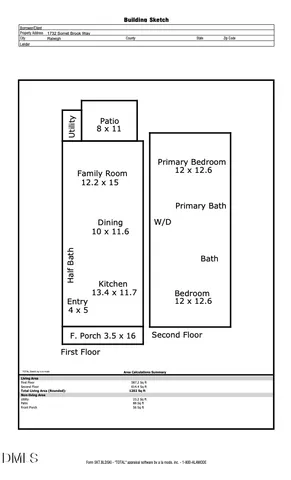 $1,500 | 1732 Sorrell Brook Way, Raleigh, NC 27609