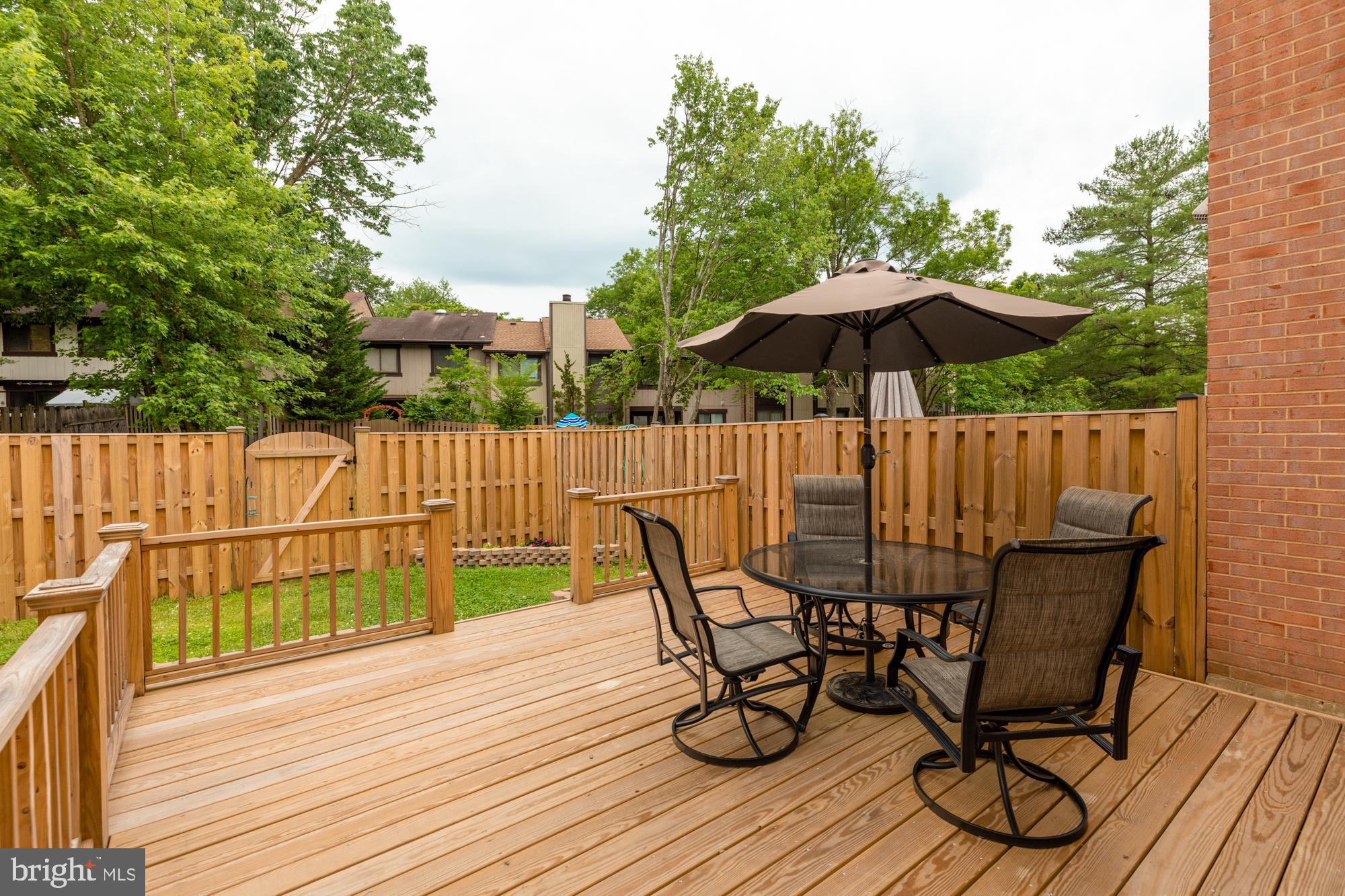 7709 Brandeis Way Springfield, VA 22153 - Photo 22 of 30 deck 2018 - fenced back yard