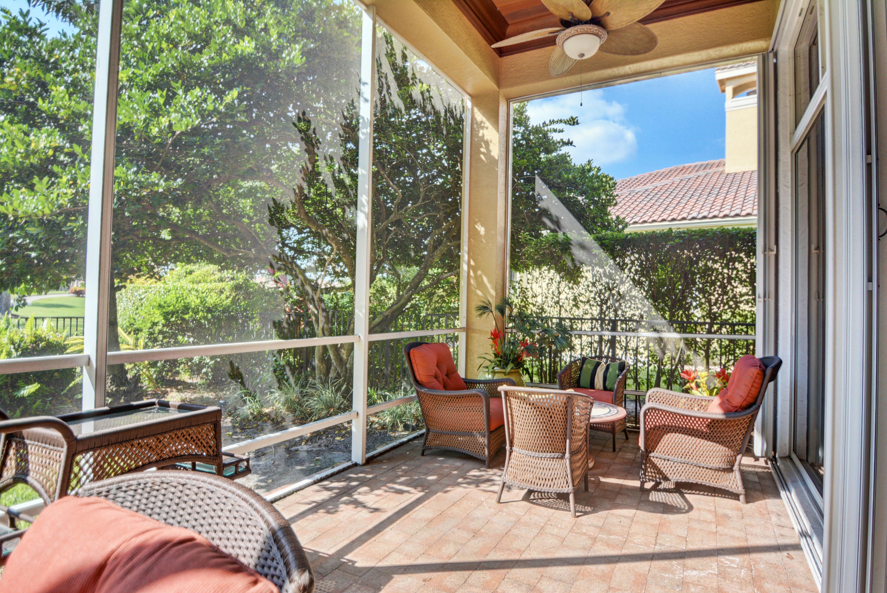 6477 Enclave Way Boca Raton, FL 33496 - Photo 24 of 27 Screened Rear Patio