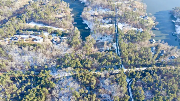 a view of a yard with trees