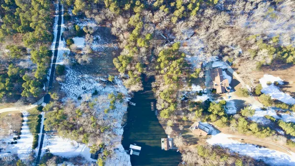 a view of backyard with green space