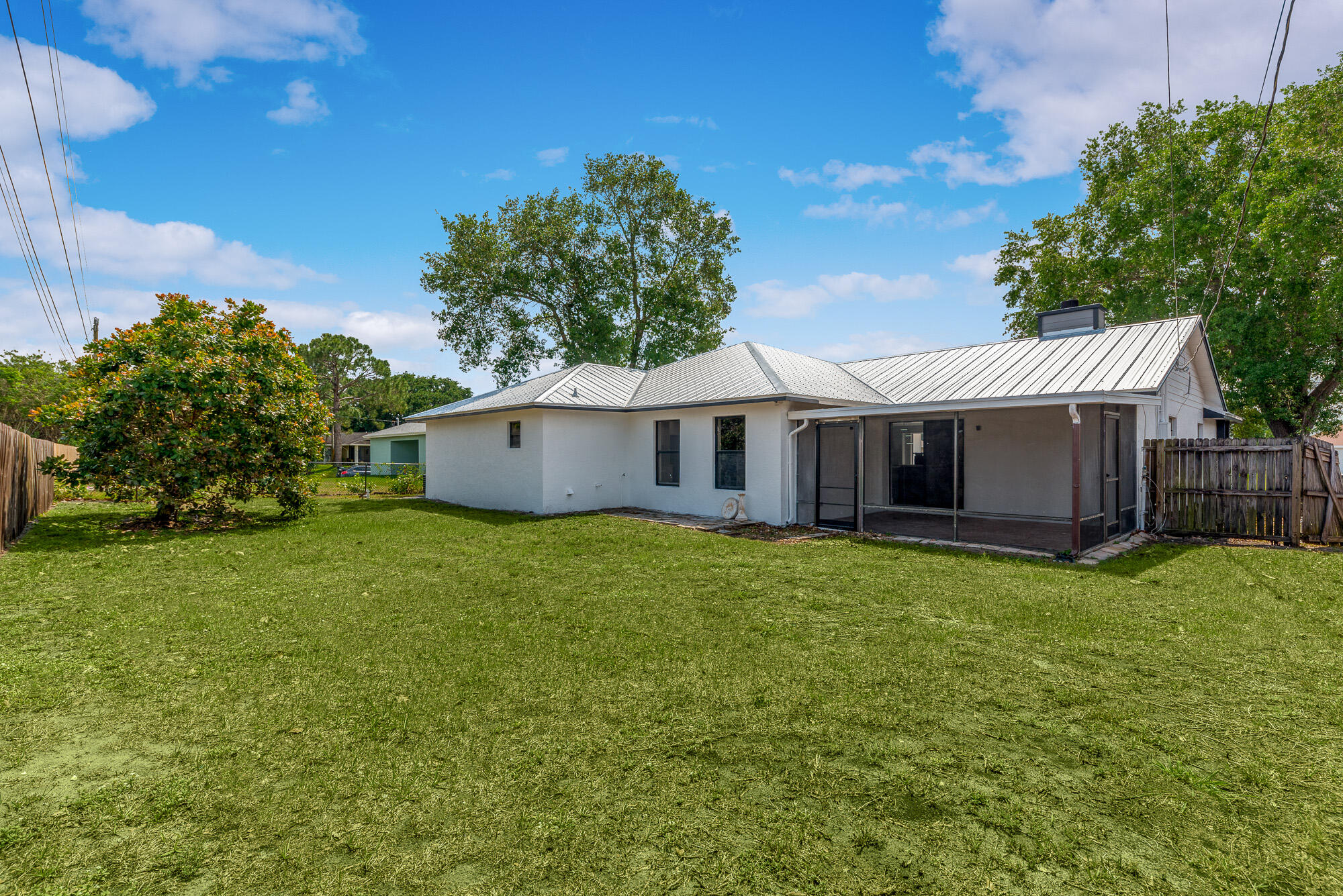 3989 Southwest Jarmer Road Port St. Lucie, FL 34953 - Photo 19 of 20 Backyard.