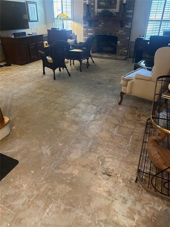 1506 South Sheridan Forest Drive Tampa, FL 33629 - Photo 35 of 41 a living room with furniture and a fireplace