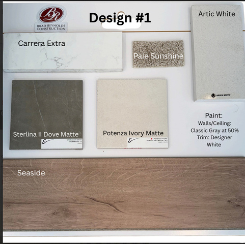 374 West Chadam Way South, Unit 67 Midvale, UT 84047 - Photo 28 of 29 Design Selection Board. Displaying material and finish options for the property
