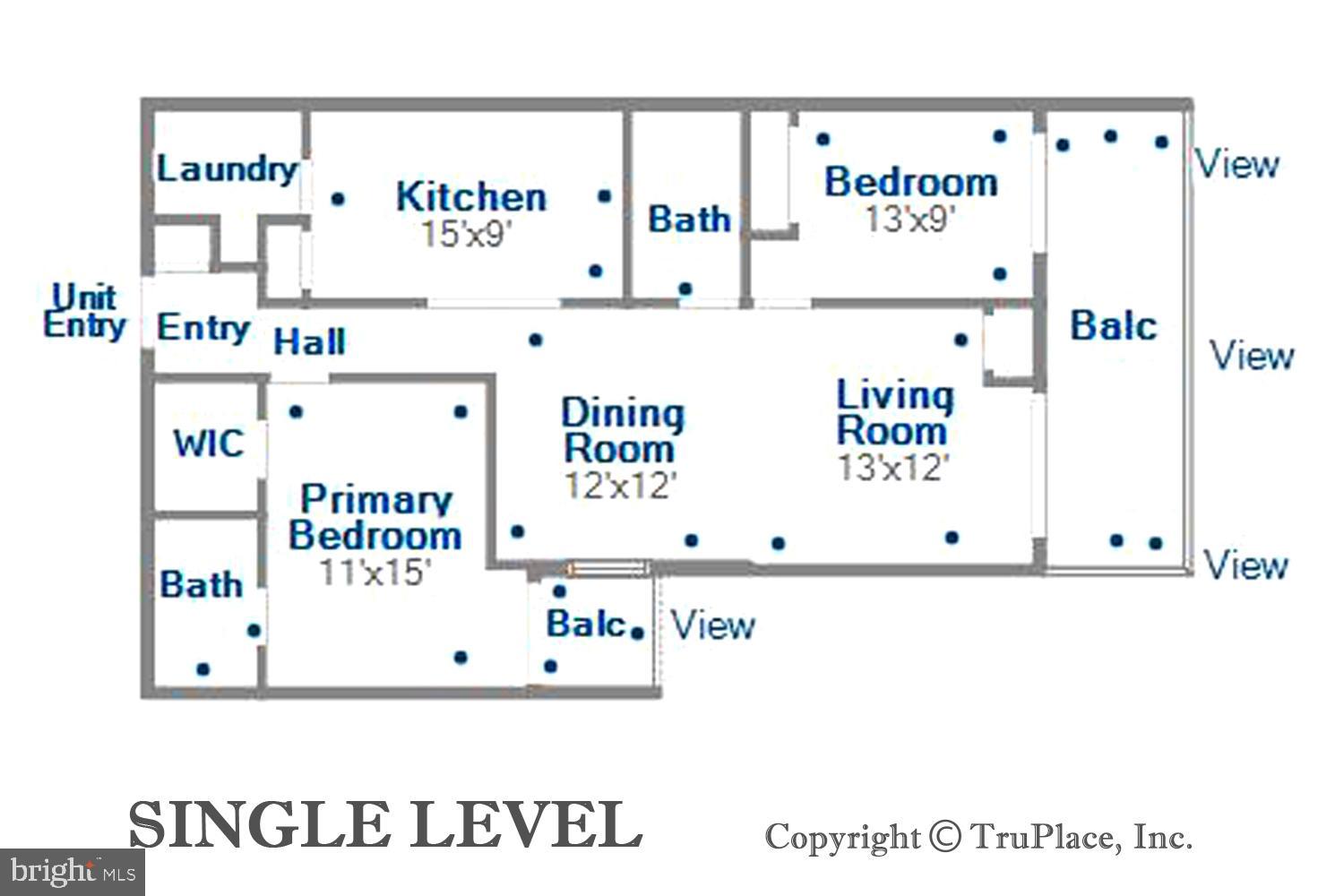 2900 Shipmaster Way, Unit 216 Annapolis, MD 21401 - Photo 53 of 53 Single Level Condo Floor Plan