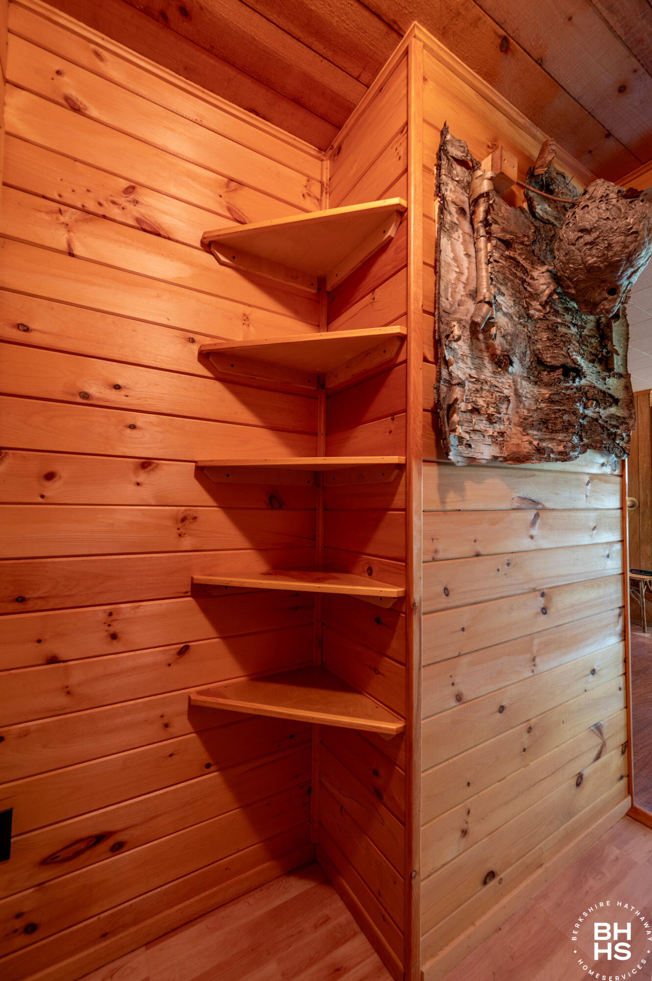 638 Hurricane Road Keene, NY 12942 - Photo 8 of 20 KeeneCabinOnHurricane_Hallway_BuiltIns