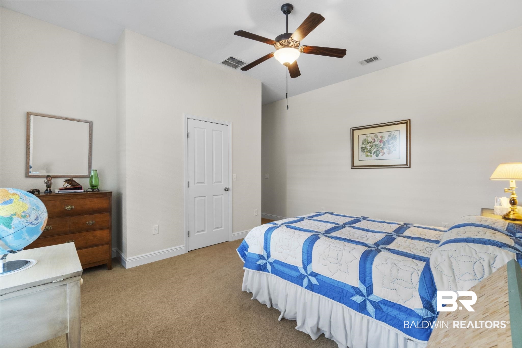 8664 Foxtail Loop Pensacola, FL 32526 - Photo 23 of 64 Carpeted bedroom featuring baseboards and ceiling fan