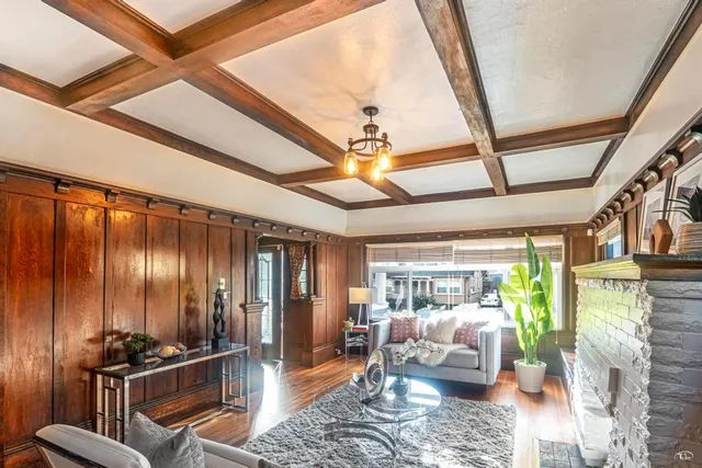 a very nice looking room with a large window