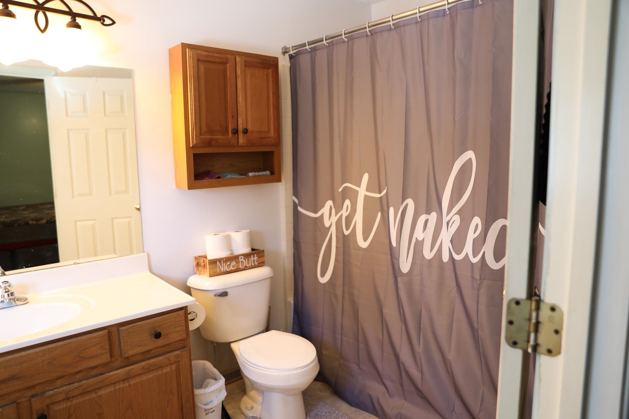 126 Pheasant Run Waynesboro, VA 22980 - Photo 31 of 45 a bathroom with a sink a toilet and shower curtain