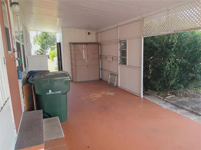 a view of storage and utility room