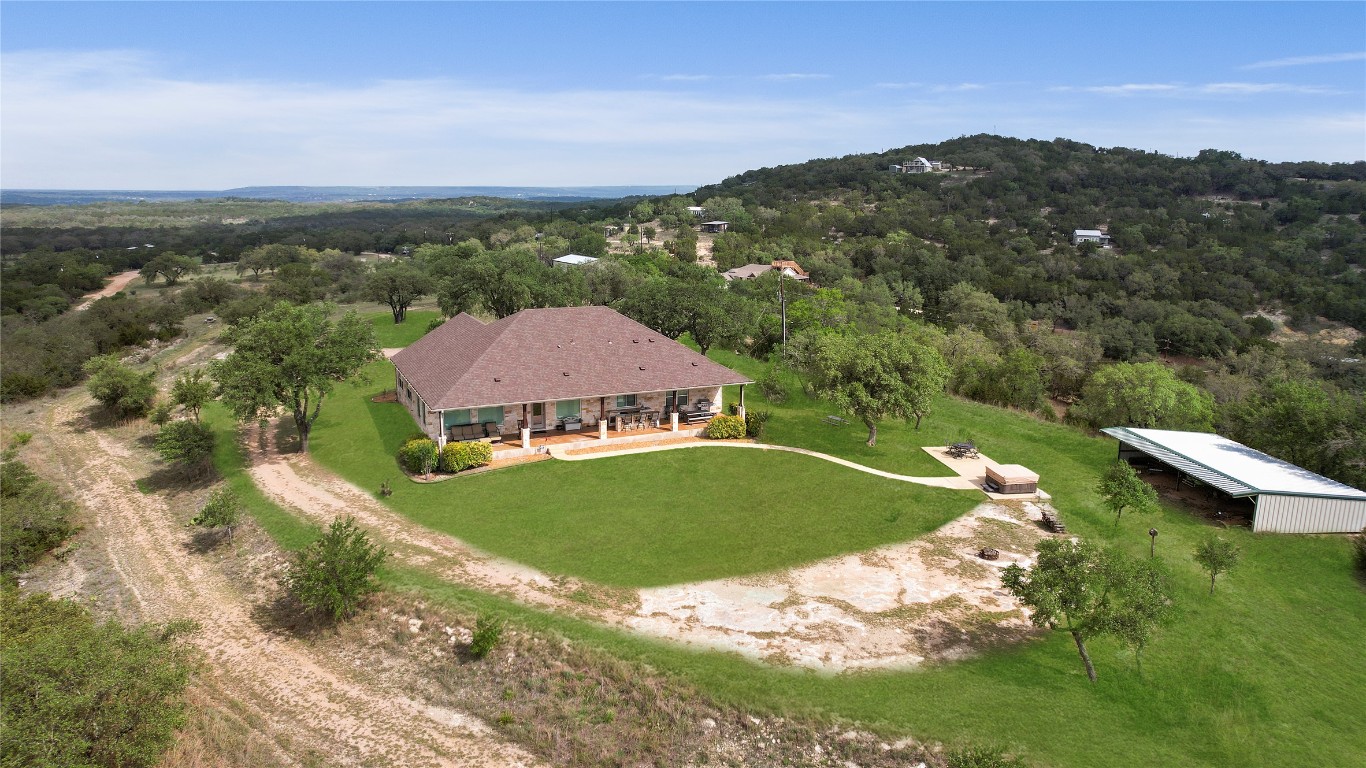 28701 Valley Road Marble Falls, TX 78654 - Photo 29 of 36 an aerial view of a house