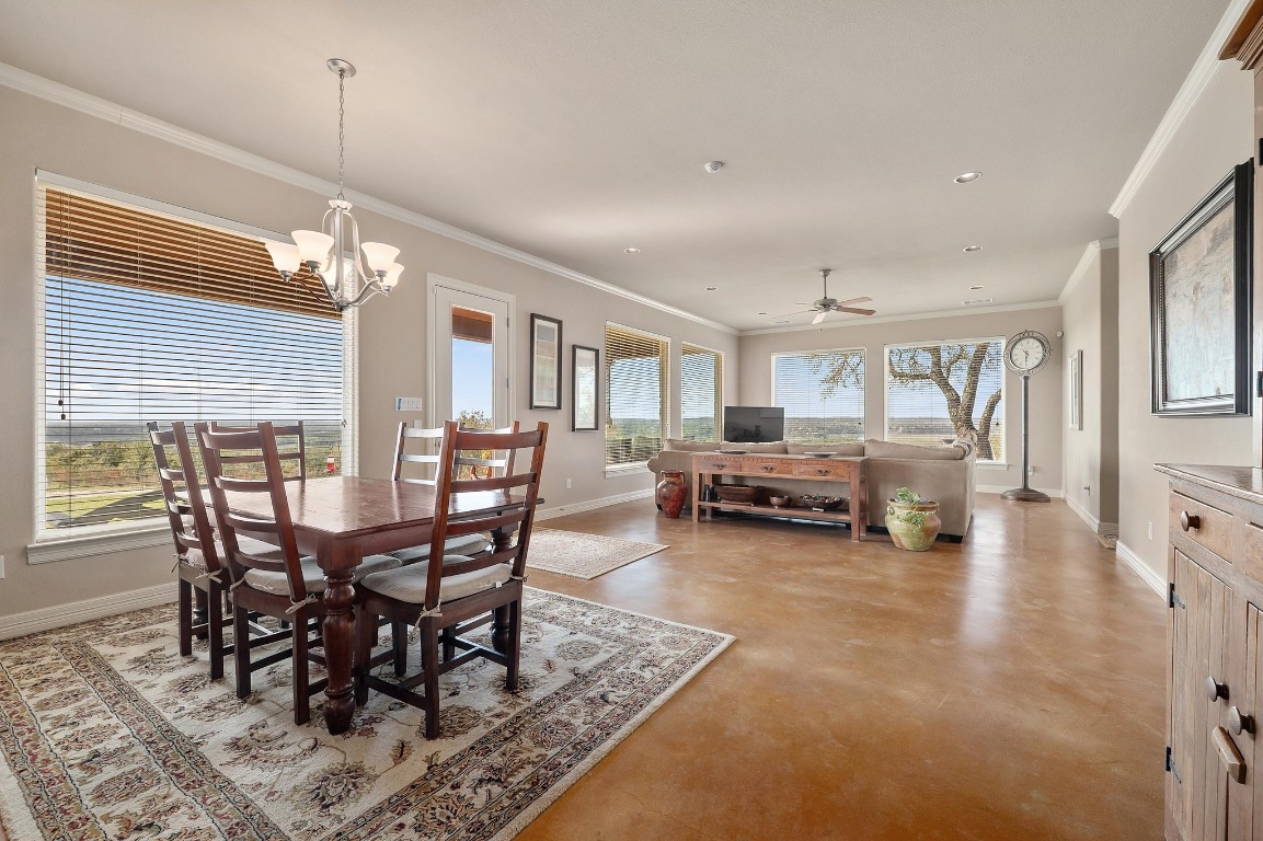 28701 Valley Road Marble Falls, TX 78654 - Photo 8 of 36 a living room with furniture and a table