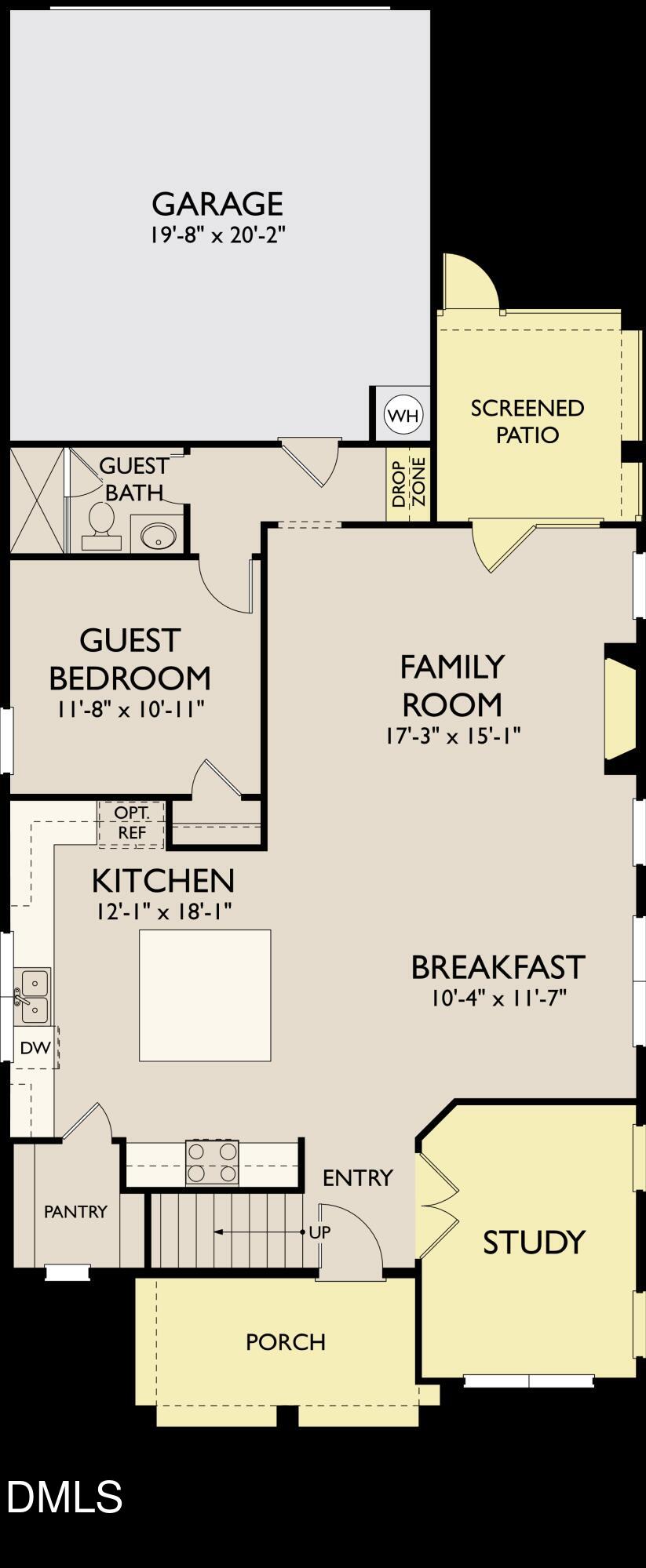 2836 Quarry Road, Unit 175 Rolesville, NC 27571 - Photo 4 of 23 PNT35 175_Murphy_First Floor