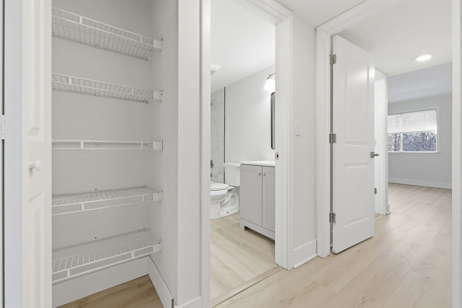382 Oak Trails Road, Unit 301 Des Plaines, IL 60016 - Photo 19 of 24 a view of a bathroom with white walls