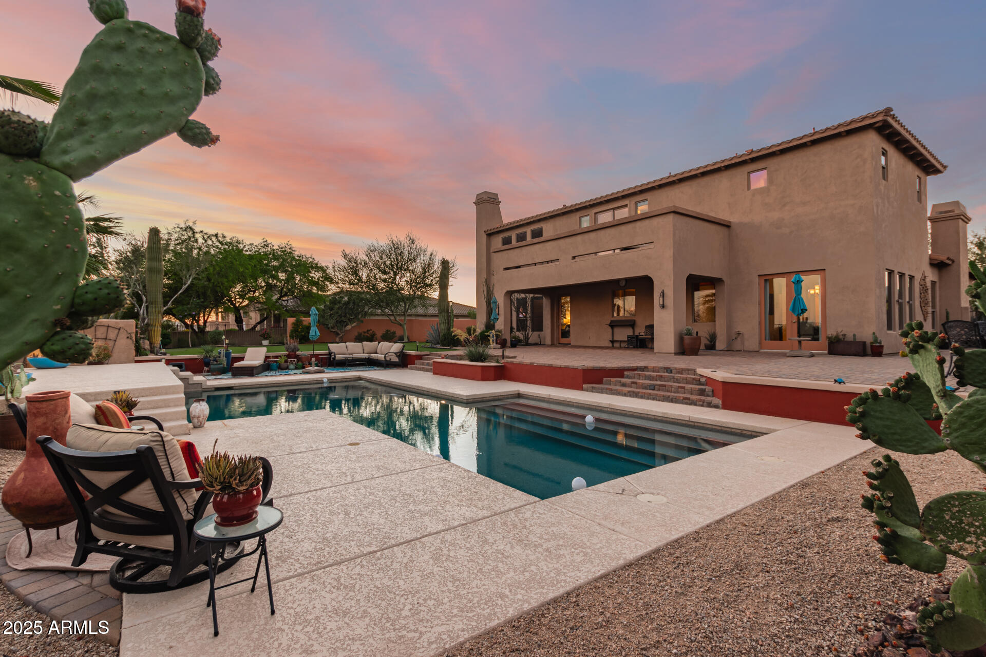 9753 East Suncrest Road Scottsdale, AZ 85262 - Photo 61 of 96 Pool at Sunset