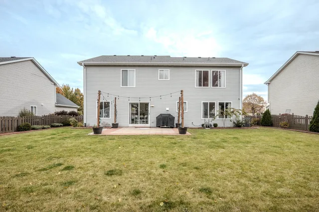 a view of a house with a patio