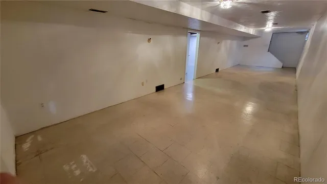 a view of a empty room