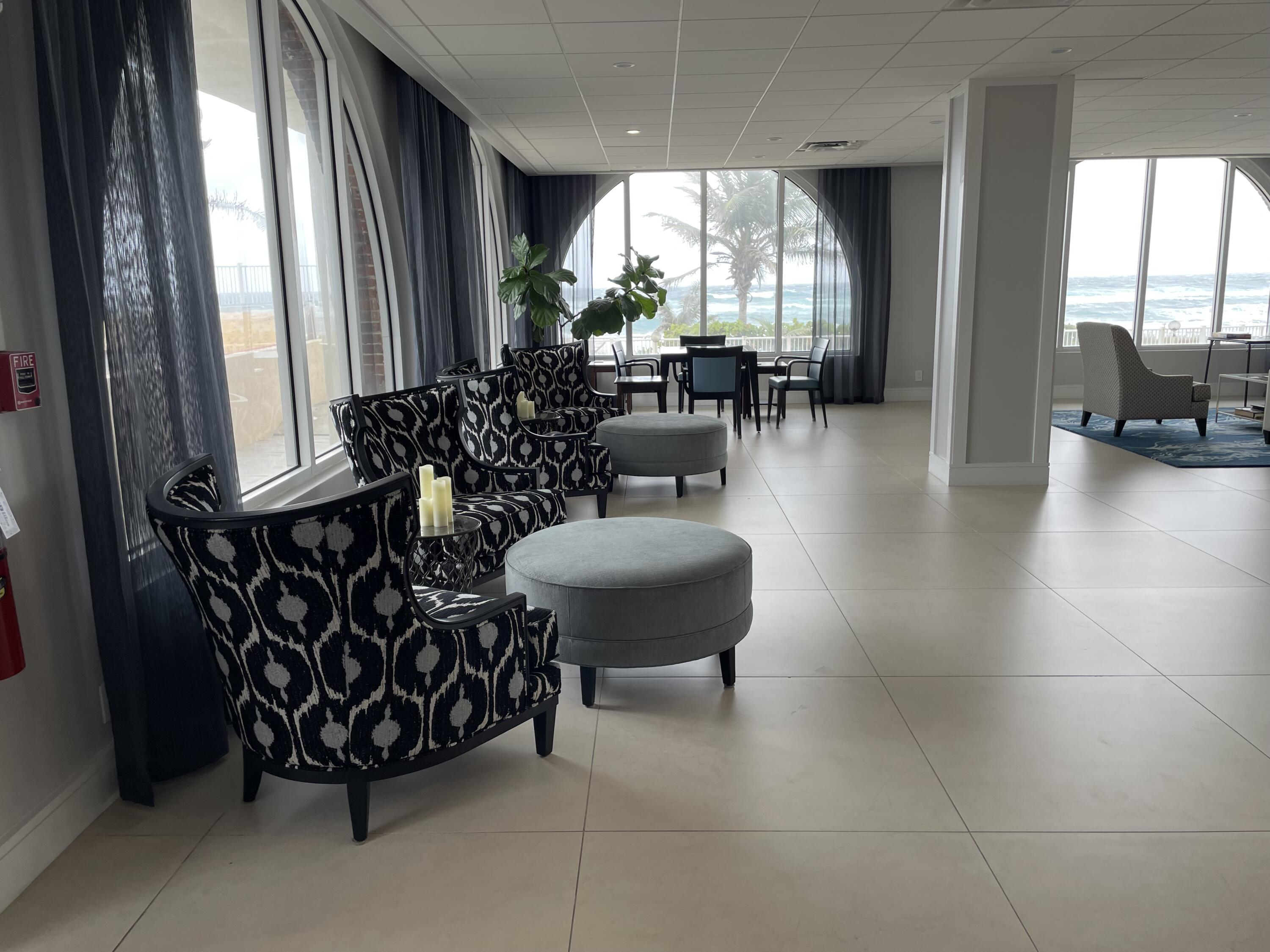 1180 South Ocean Boulevard, Unit 17D Boca Raton, FL 33432 - Photo 31 of 37 lobby ocean view