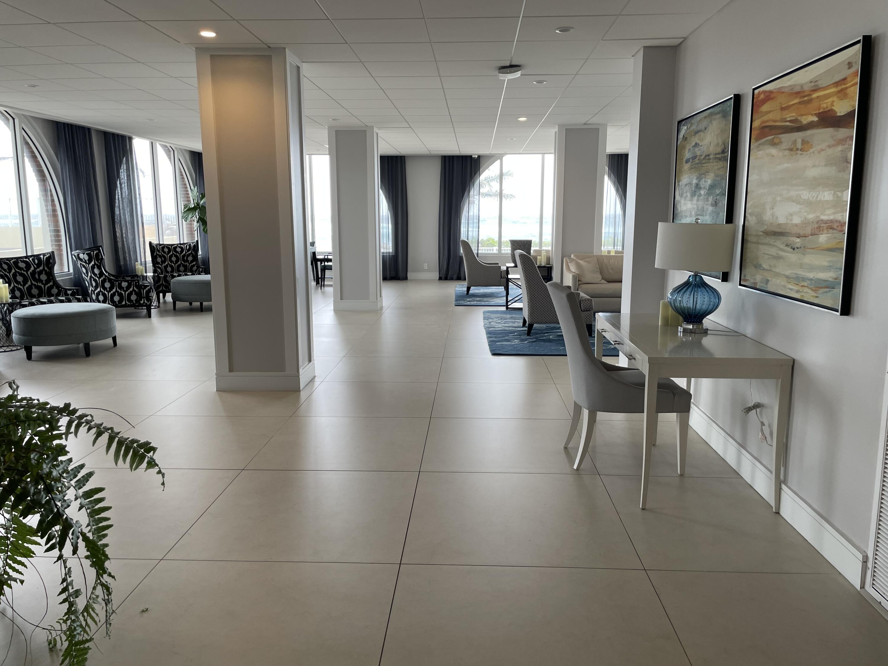 1180 South Ocean Boulevard, Unit 17D Boca Raton, FL 33432 - Photo 33 of 37 lobby wide