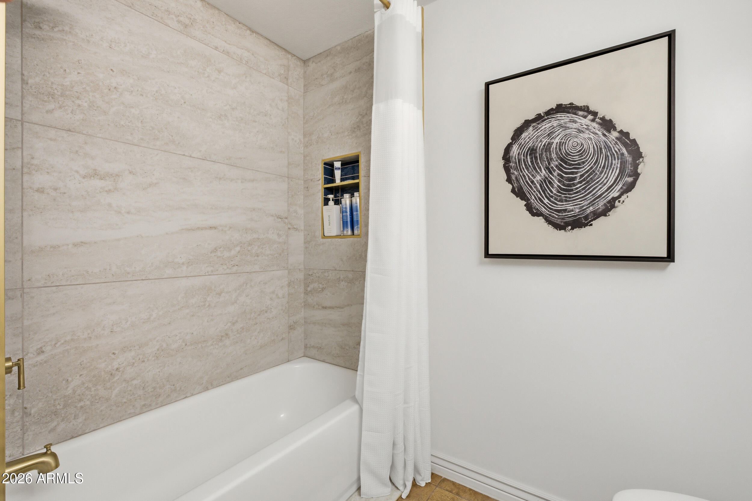 3541 East Cannon Drive Phoenix, AZ 85028 - Photo 27 of 42 a bathroom with a small tub