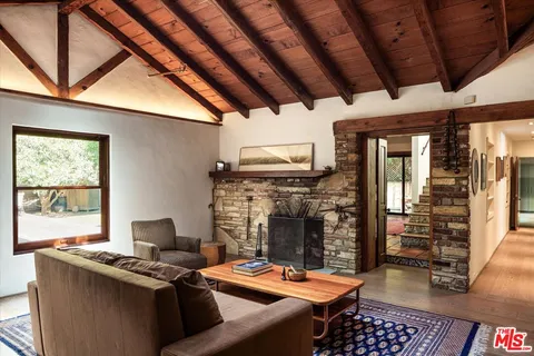 a work room with furniture