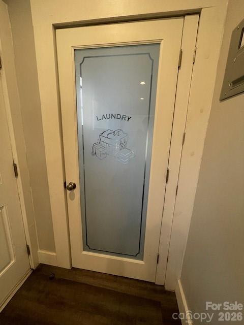 443 17th Street Cramerton, NC 28032 - Photo 17 of 20 a view of front door with a mirror