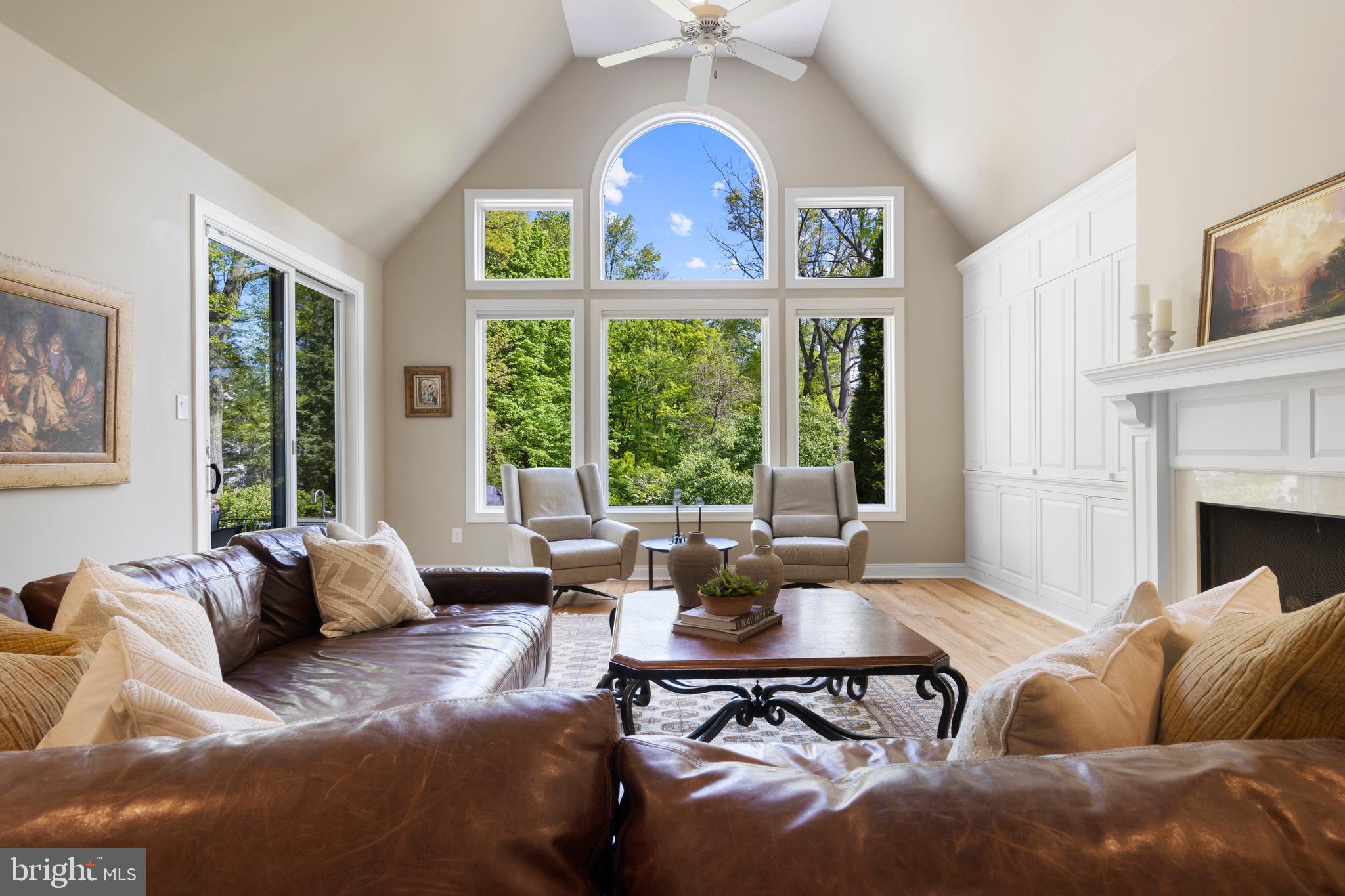 705 Turnbridge Road Wayne, PA 19087 - Photo 33 of 84 Family room with soaring ceilings and fireplace!
