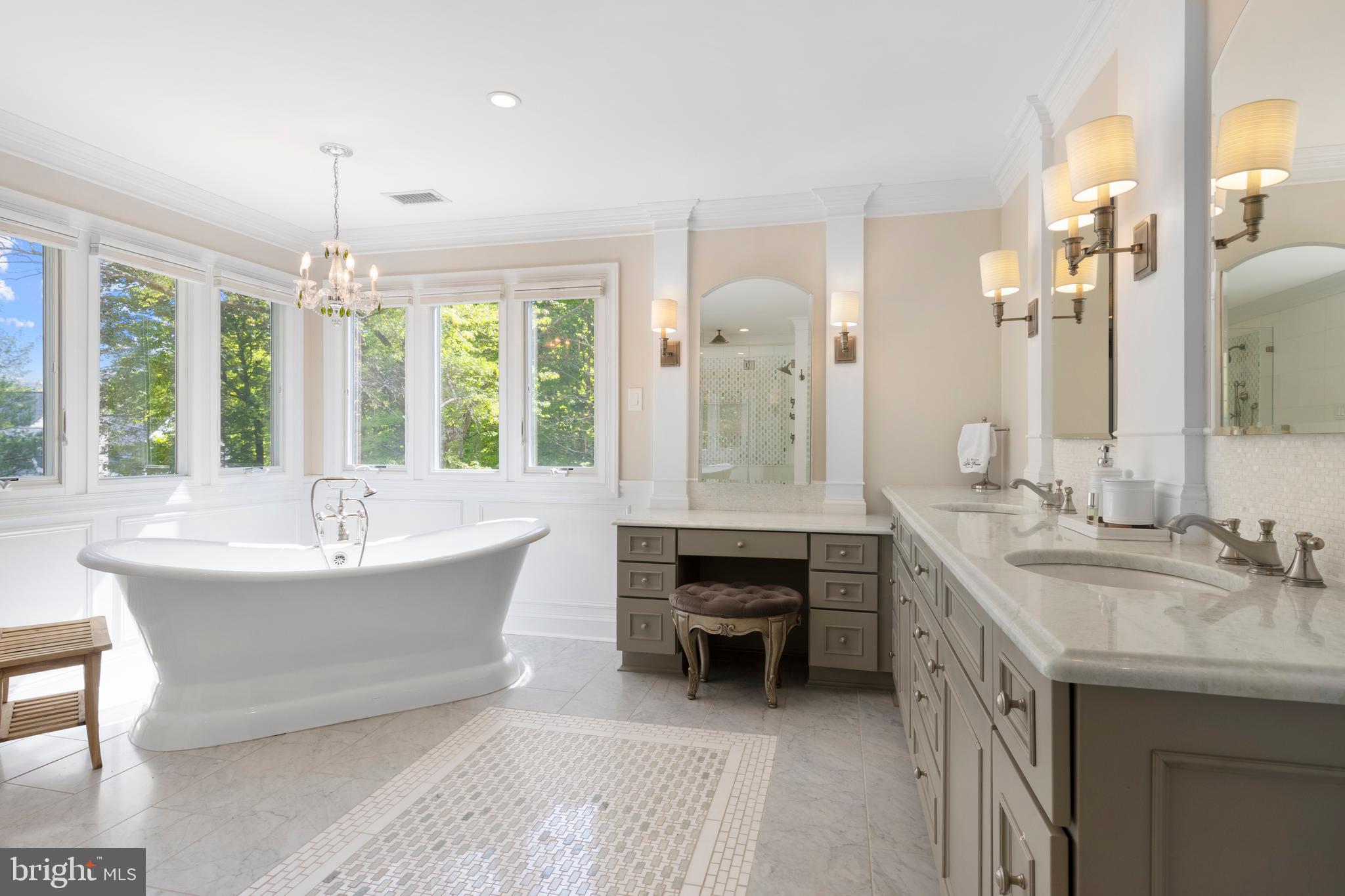 705 Turnbridge Road Wayne, PA 19087 - Photo 56 of 84 Luxury primary bath with soaking tub