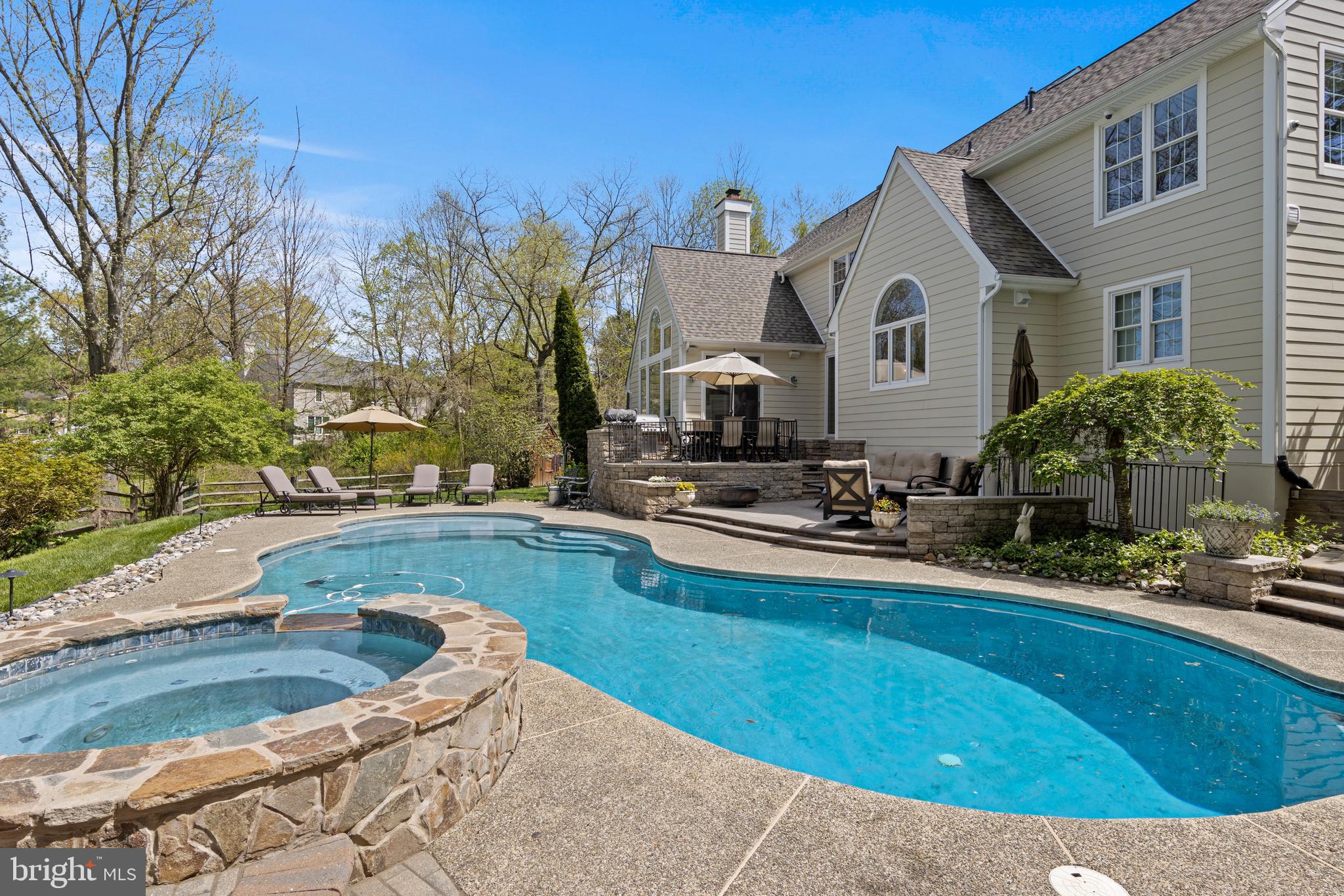 705 Turnbridge Road Wayne, PA 19087 - Photo 7 of 84 Beautiful pool with spa
