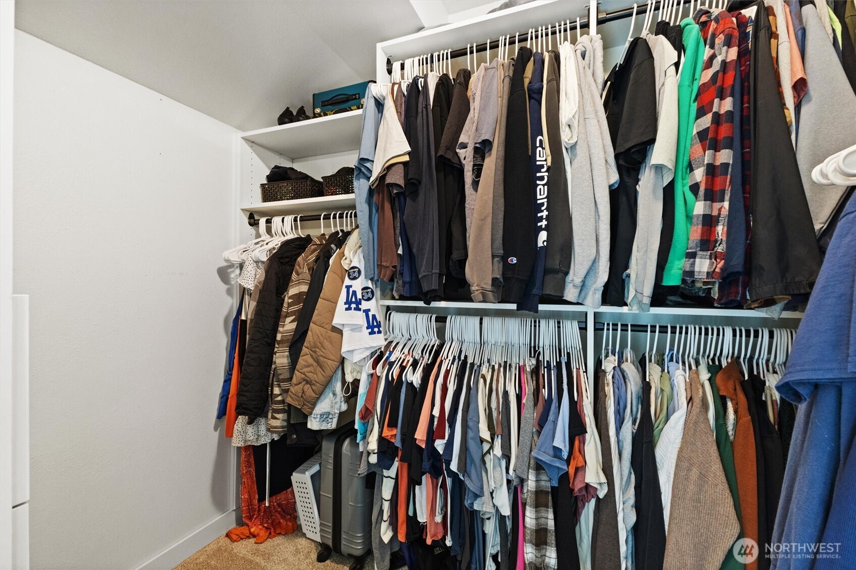 9007 Van Buren Road Everson, WA 98247 - Photo 17 of 36 a view of walk in closet with clothes