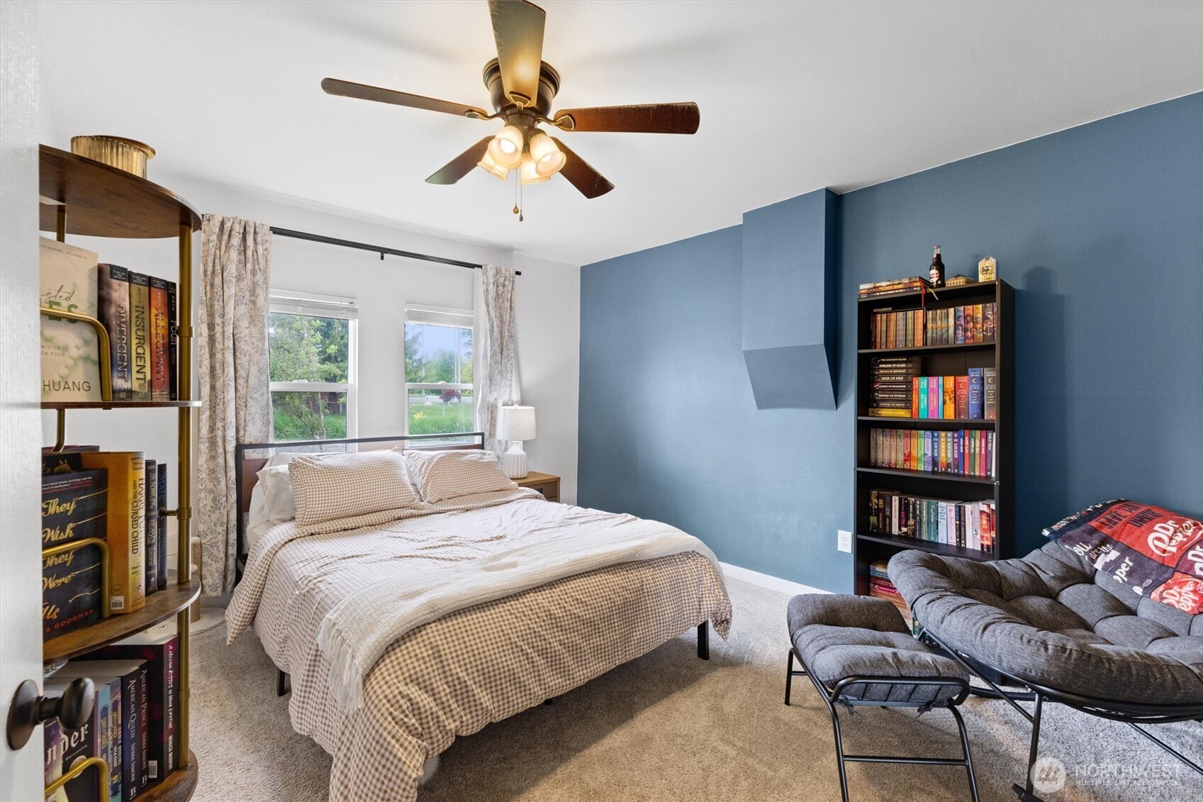 9007 Van Buren Road Everson, WA 98247 - Photo 19 of 36 a bedroom with a bed furniture and a window
