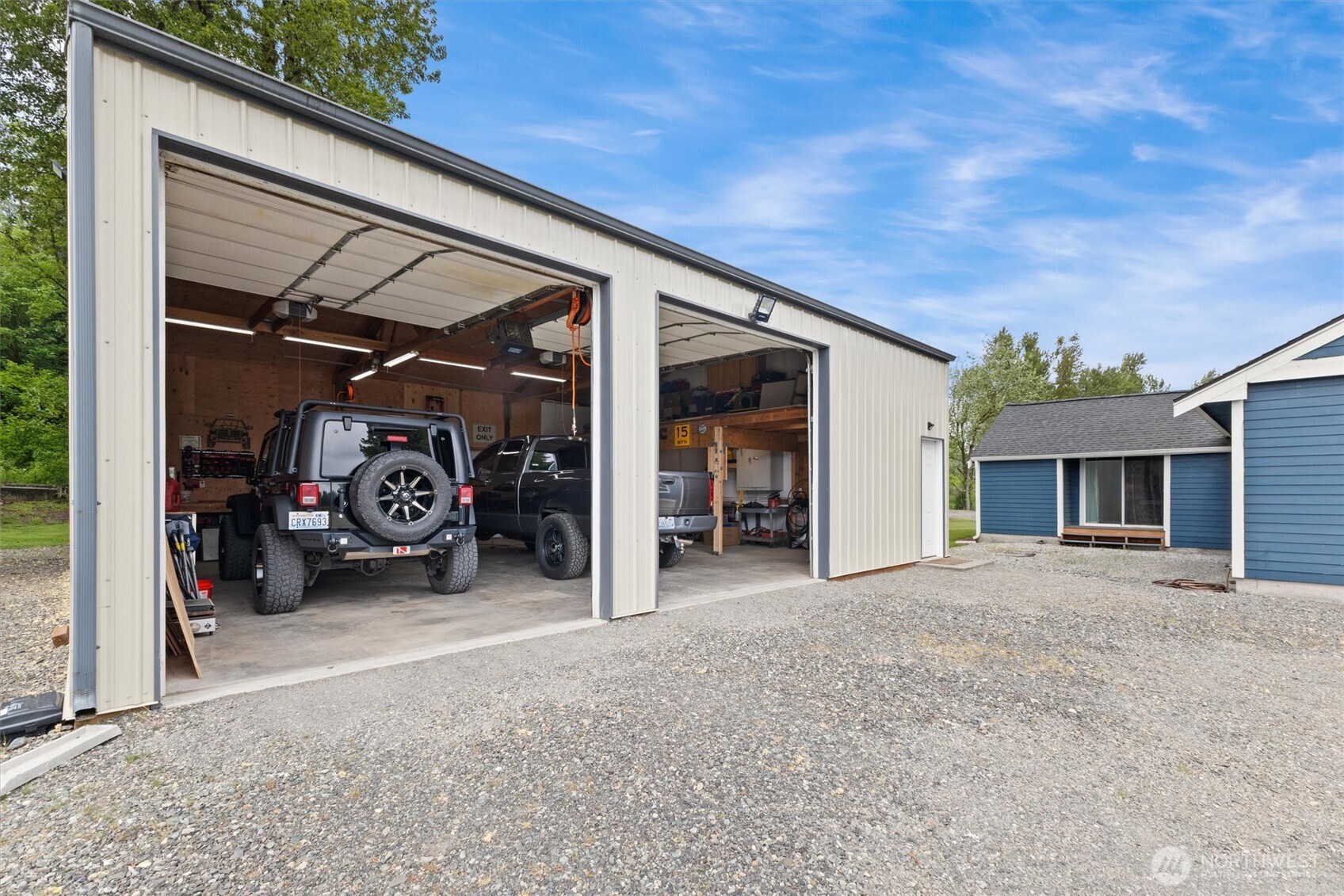 9007 Van Buren Road Everson, WA 98247 - Photo 26 of 36 a view of a car garage