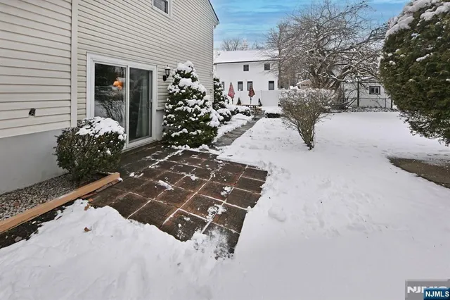 a view of park with trees