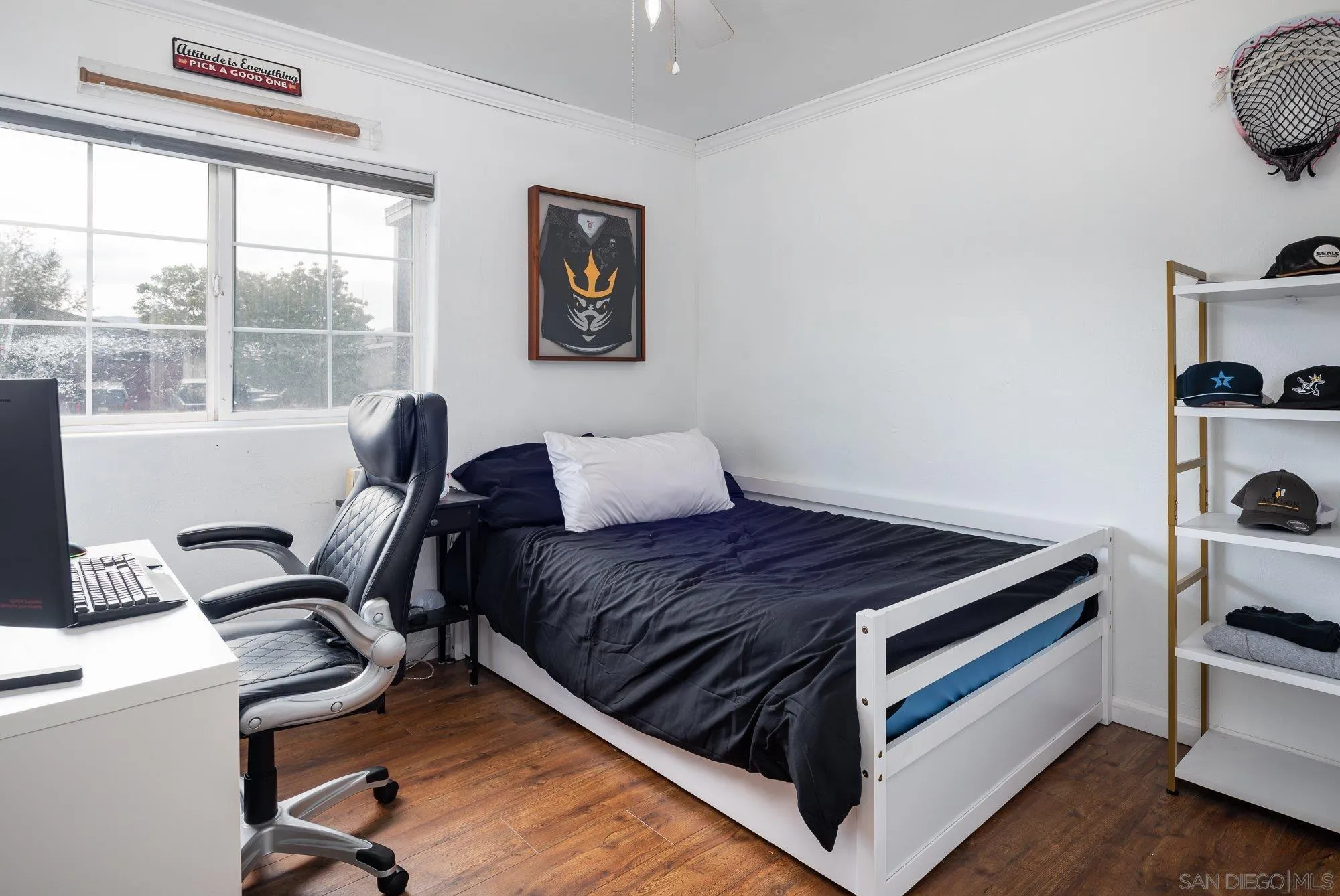 9357 Dempster Drive Santee, CA 92071 - Photo 18 of 35 a bed room with a bed and a window