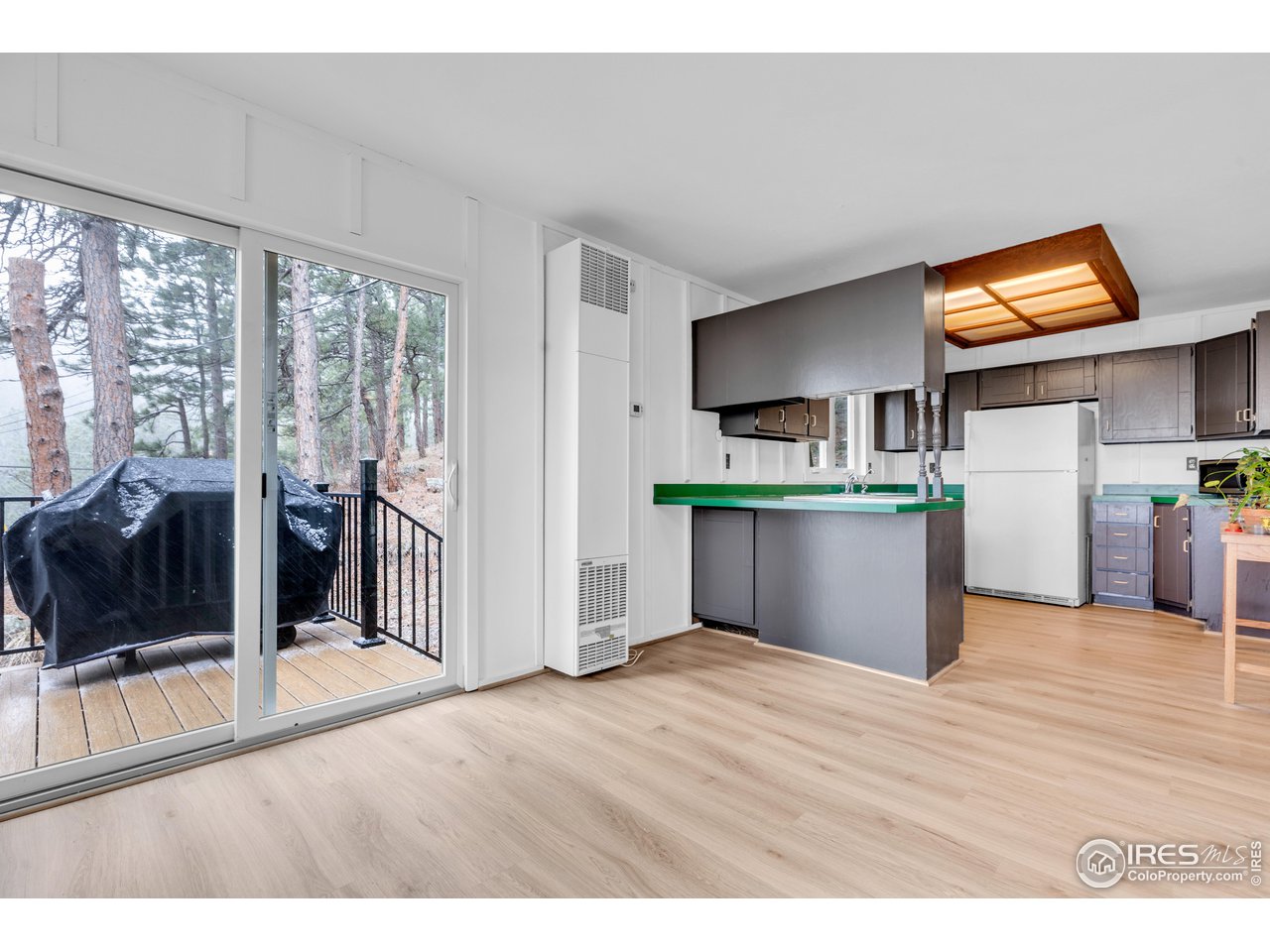287 Brook Circle Boulder, CO 80302 - Photo 8 of 36 a view of a kitchen with wooden floor and a kitchen