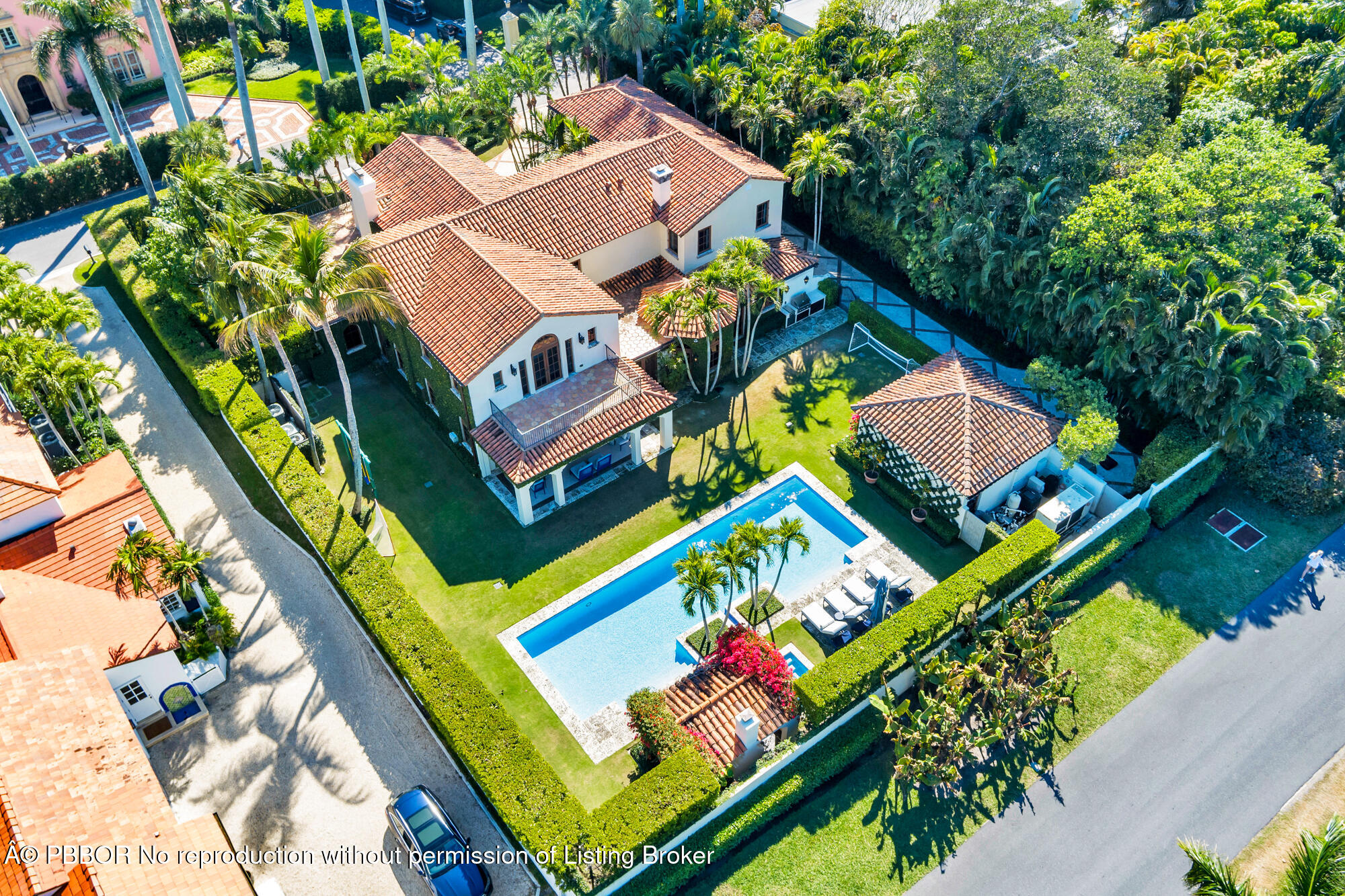 237 El Bravo Way Palm Beach, FL 33480 - Photo 34 of 41 an aerial view of a house