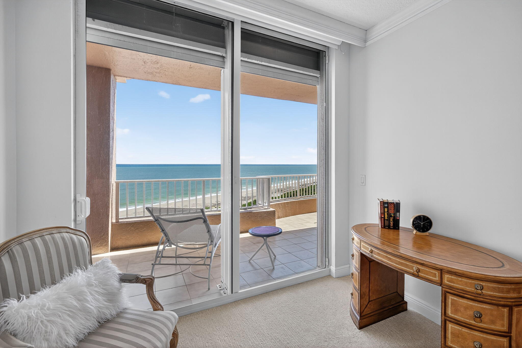 700 Ocean Royale, Unit PH 3 Juno Beach, FL 33408 - Photo 21 of 38 a view of workspace with outdoor seating