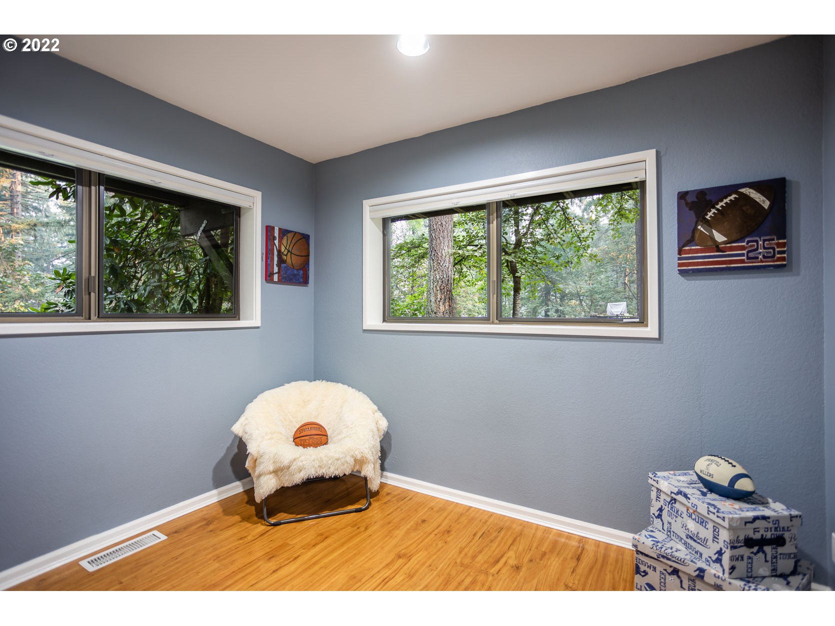 2017 Kimberly Drive Eugene, OR 97405 - Photo 18 of 32 a bedroom with a bed and a window