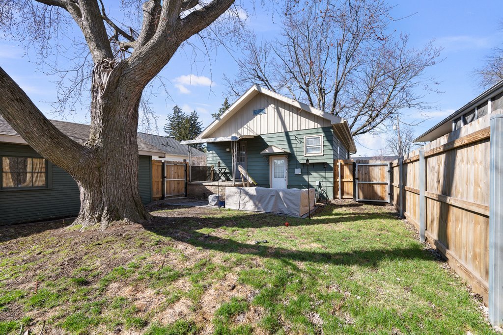716 Morton Avenue Kewanee, IL 61443 - Photo 23 of 26 a view of a house with backyard porch and sitting area
