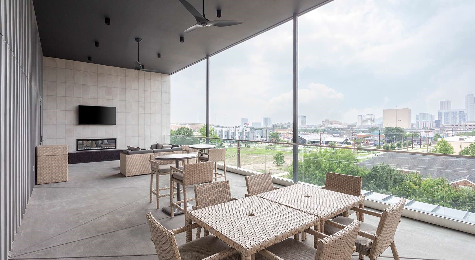 2425 Bell Street, Unit 2423 Houston, TX 77003 - Photo 21 of 30 a view of an outdoor space with furniture