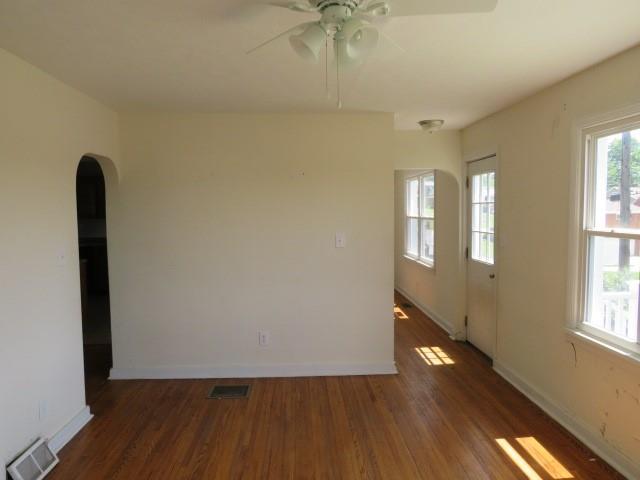 347 Clark Street Washington, PA 15301 - Photo 4 of 33 an empty room with wooden floor and windows