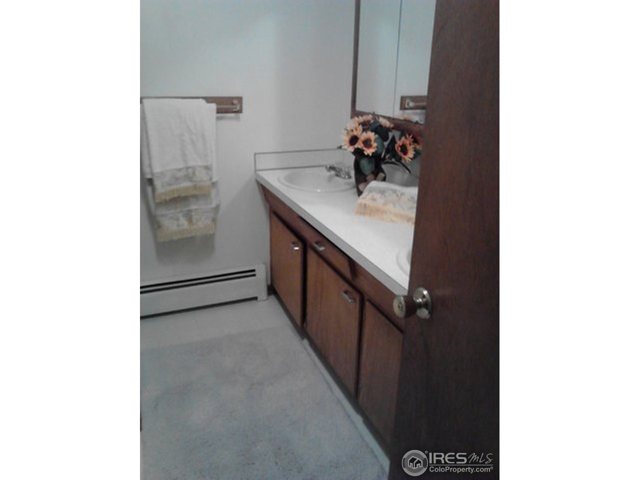 6518 Olde Stage Road Boulder, CO 80302 - Photo 17 of 23 a bathroom with a sink and mirror
