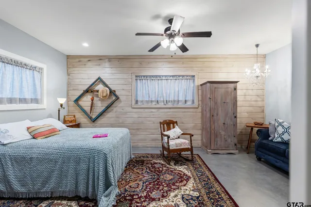 a workspace with furniture