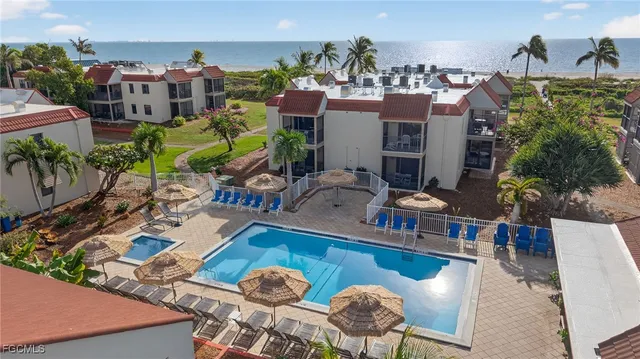 a view of beach and ocean
