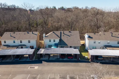 a view of a house with a patio
