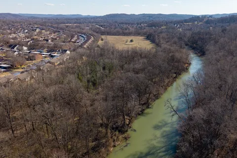 a view of city and mountain