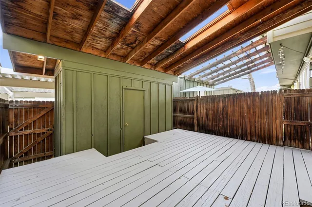 a view of a wooden floor